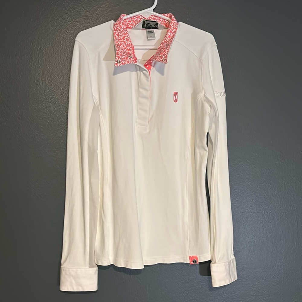 Symphony by Tredstep Girls Shirt with Pink Floral Medium